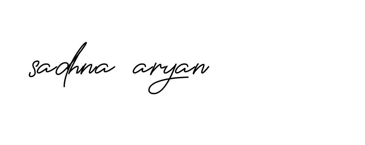 Signature of sadhna-aryan