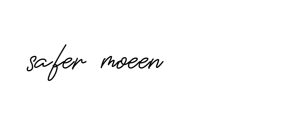 Signature of safer-moeen