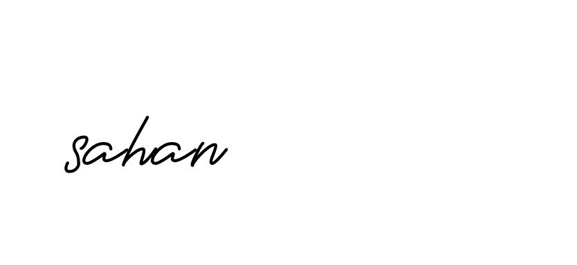 Signature of sahan