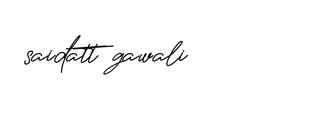 Signature of saidatt-gawali