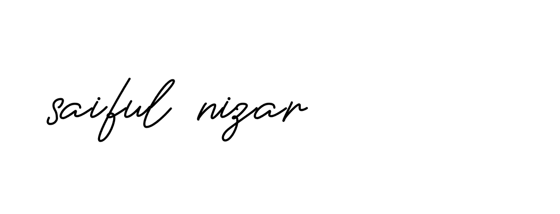 Signature of saiful-nizar