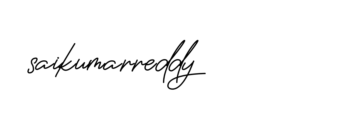 Signature of saikumarreddy