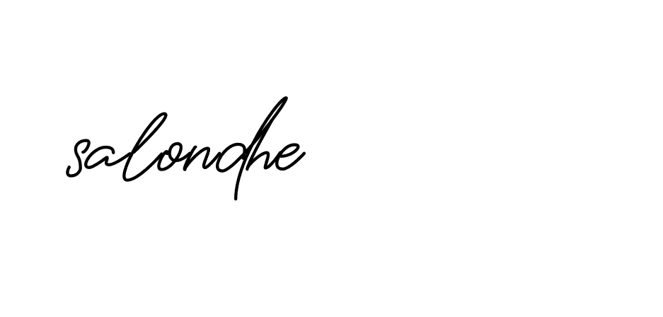 Signature of salondhe