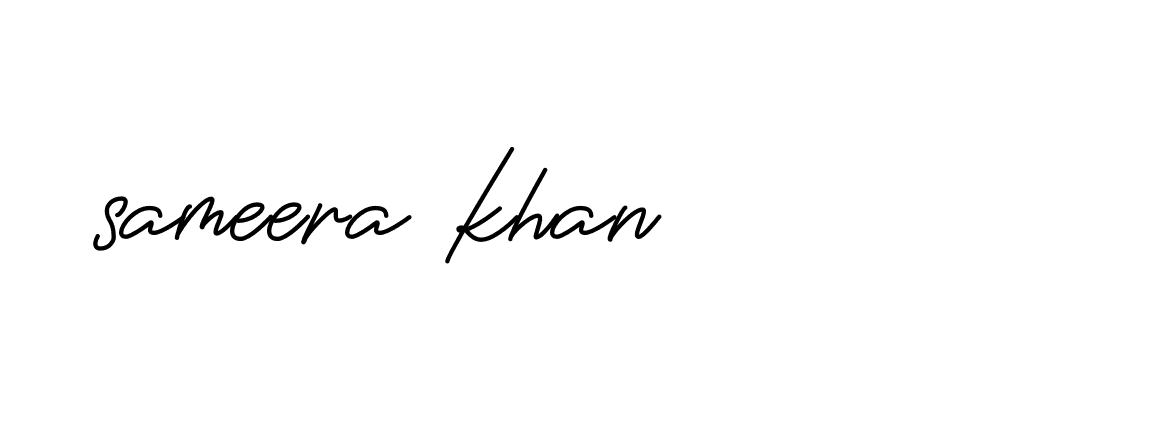 Signature of sameera-khan