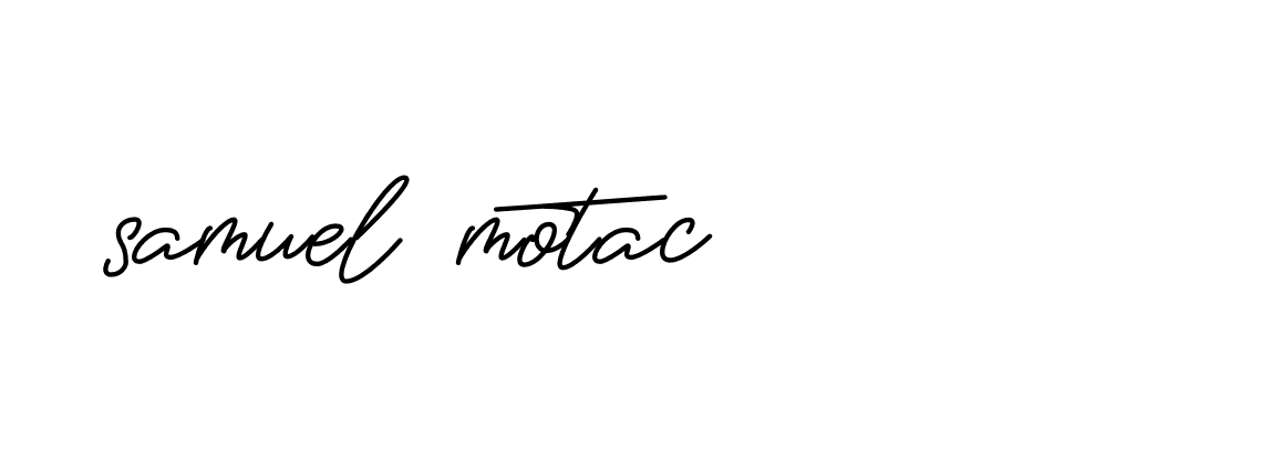 Signature of samuel-motac