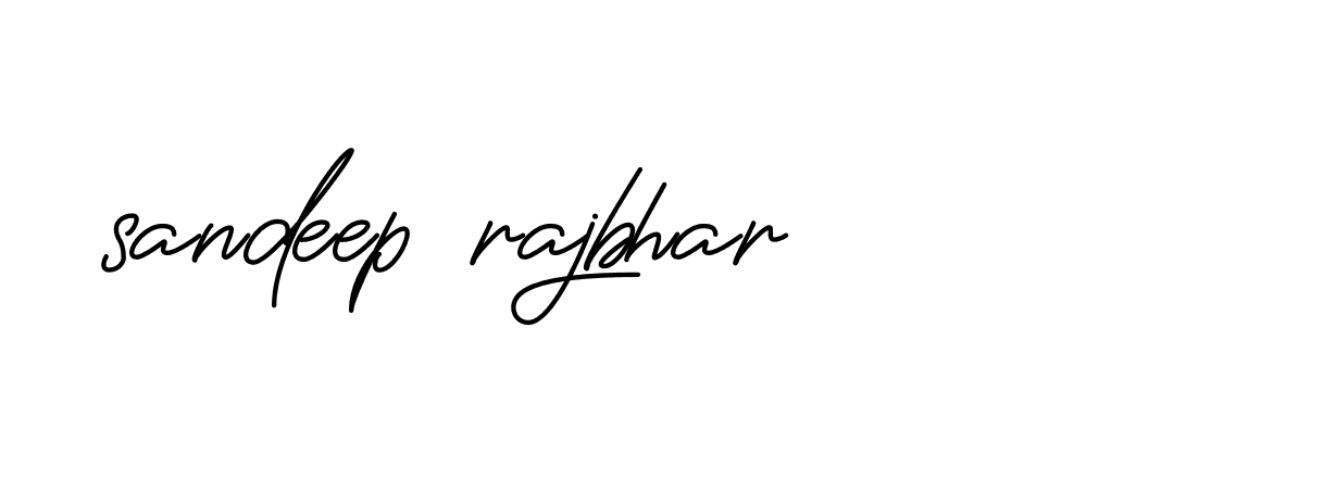 Signature of sandeep-rajbhar