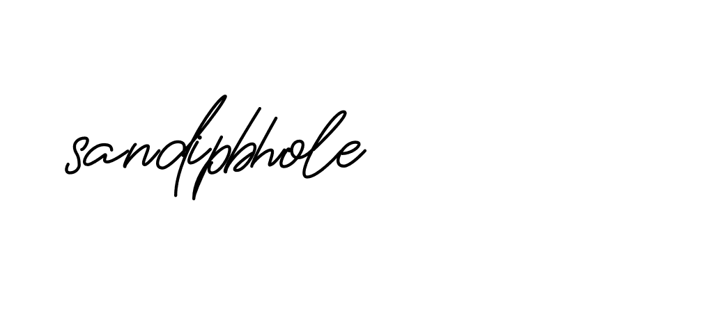 Signature of sandipbhole