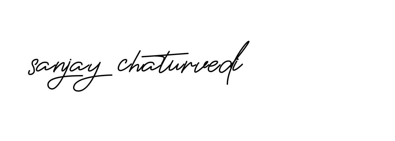 Signature of sanjay-chaturvedi