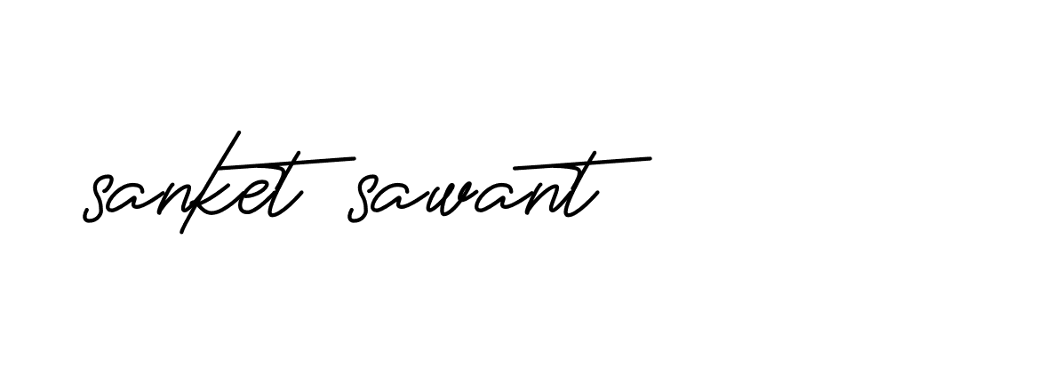 Signature of sanket-sawant