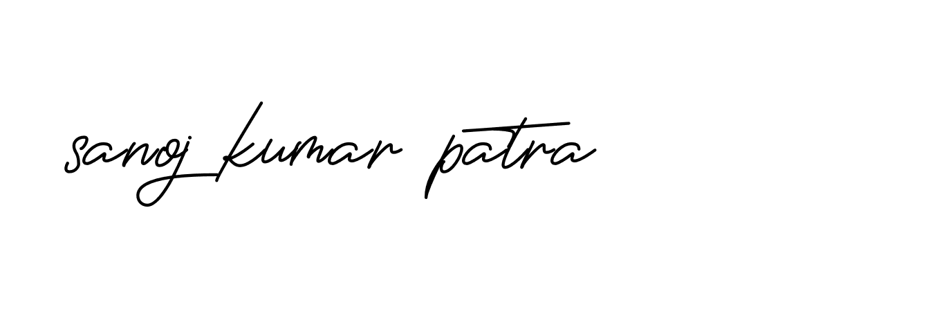 Signature of sanoj-kumar-patra