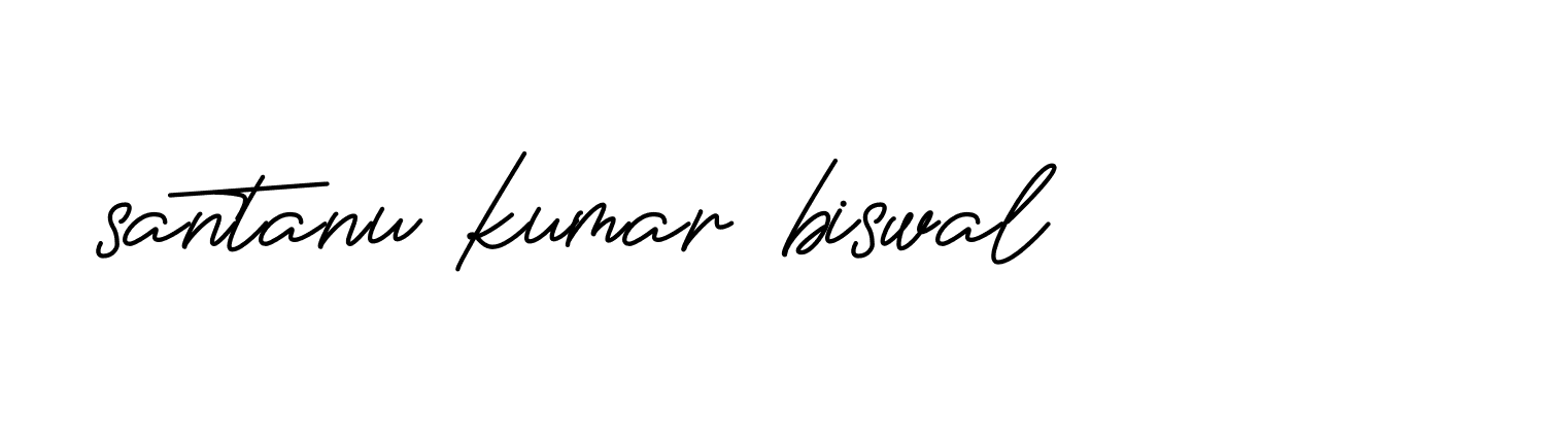 Signature of santanu-kumar-biswal