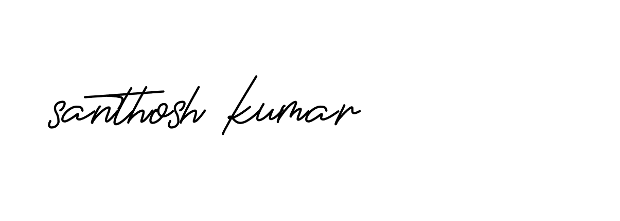 Signature of santhosh-kumar