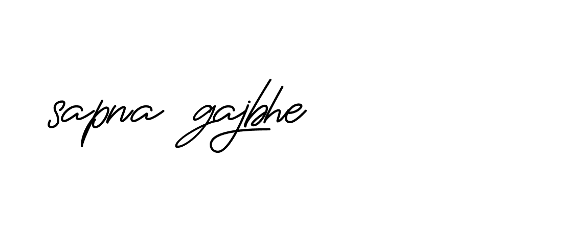 Signature of sapna-gajbhe