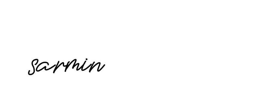 Signature of sarmin