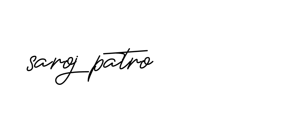 Signature of saroj-patro