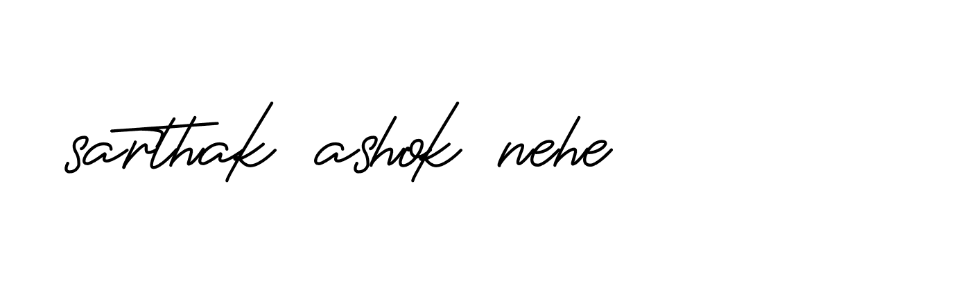 Signature of sarthak-ashok-nehe