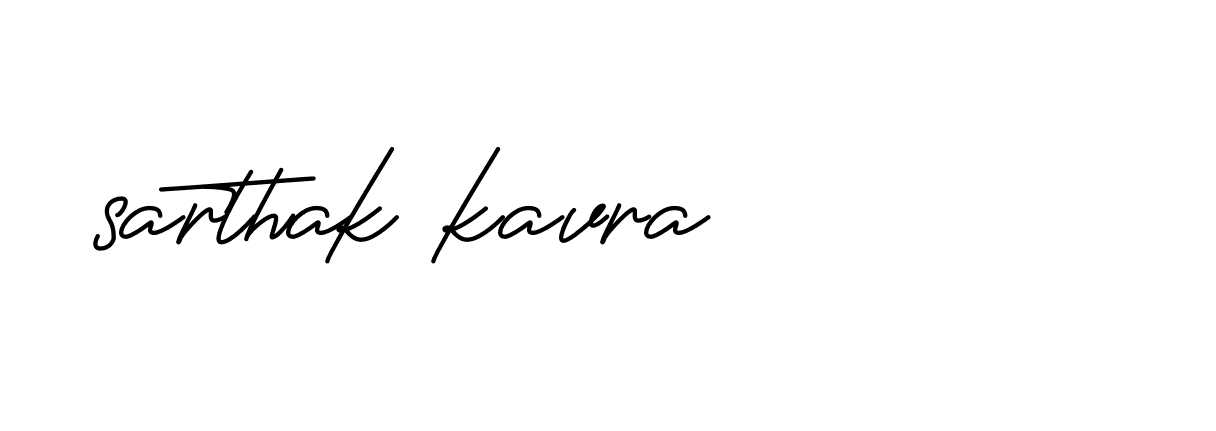 Signature of sarthak-kavra