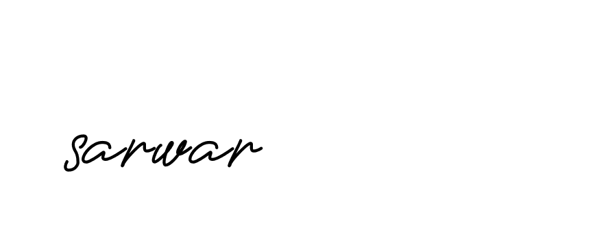 Signature of sarwar