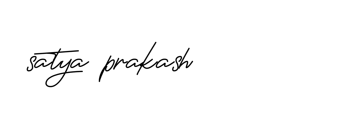 Signature of satya-prakash