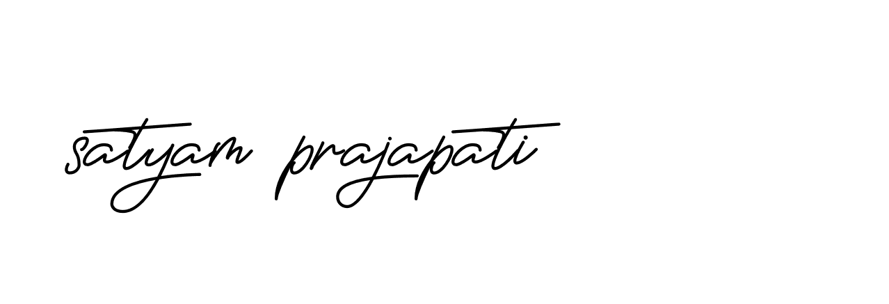 Signature of satyam-prajapati