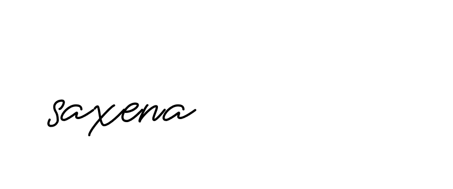 Signature of saxena