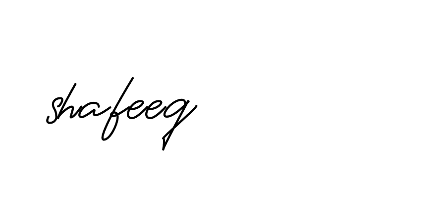 Signature of shafeeq