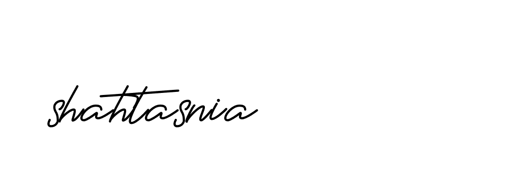 Signature of shahtasnia