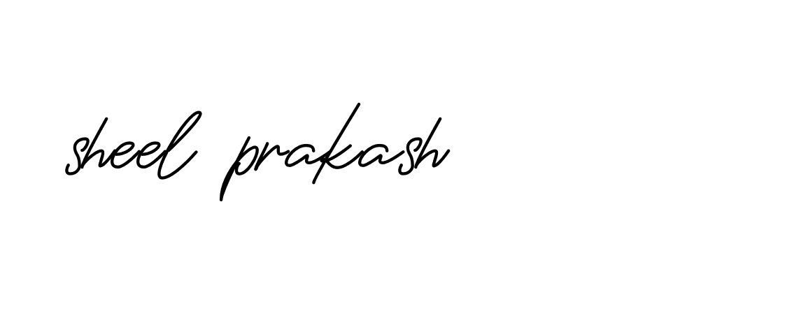 Signature of sheel-prakash