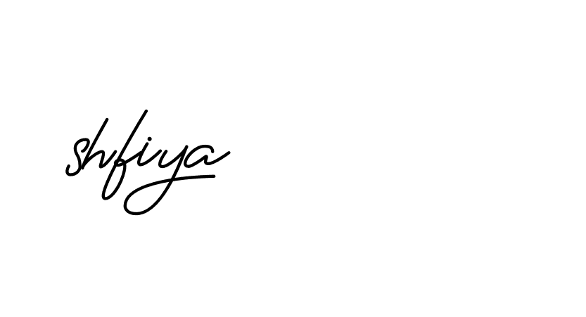 Signature of shfiya