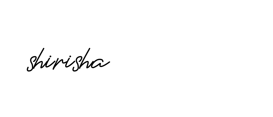 Signature of shirisha-