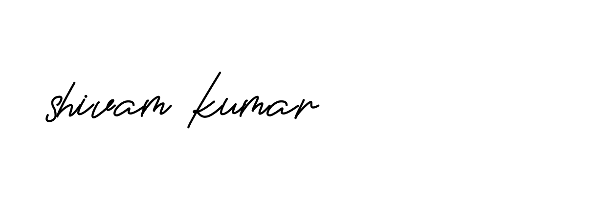 Signature of shivam-kumar-