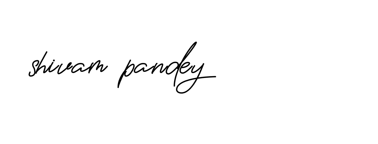 Signature of shivam-pandey-