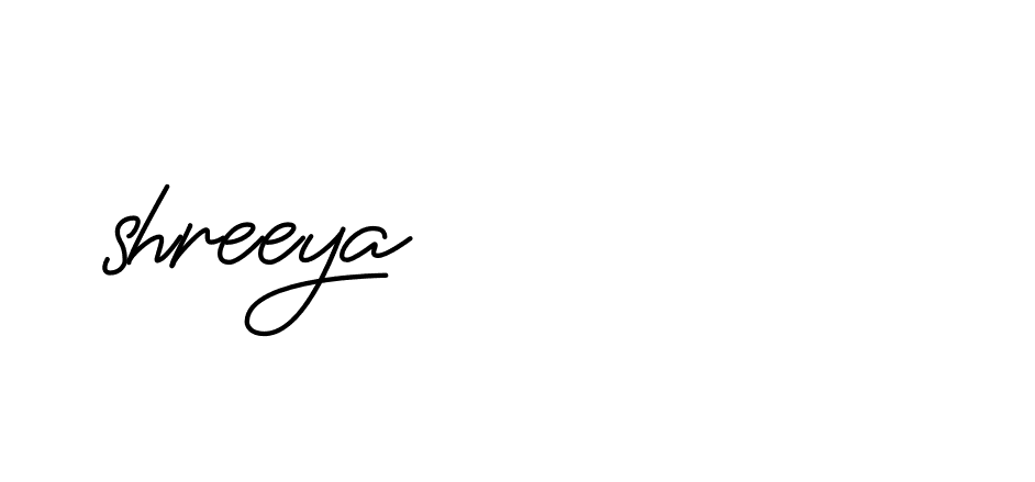 Signature of shreeya-