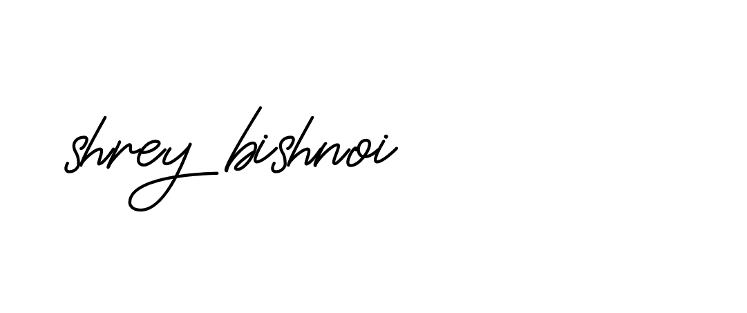 Signature of shrey-bishnoi