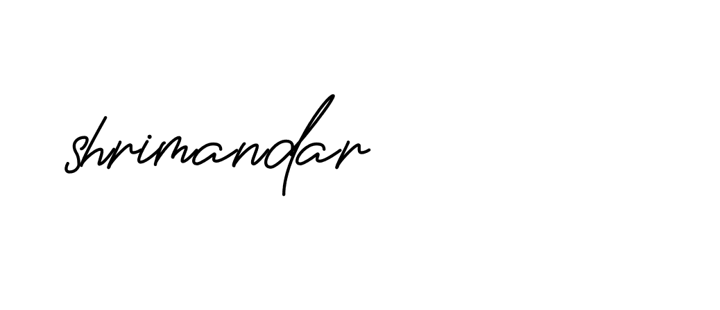 Signature of shrimandar