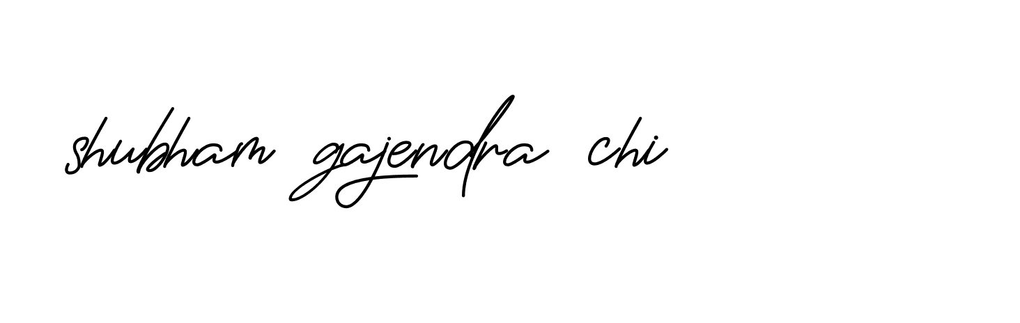 Signature of shubham-gajendra-chi