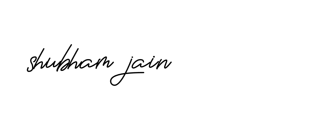 Signature of shubham-jain