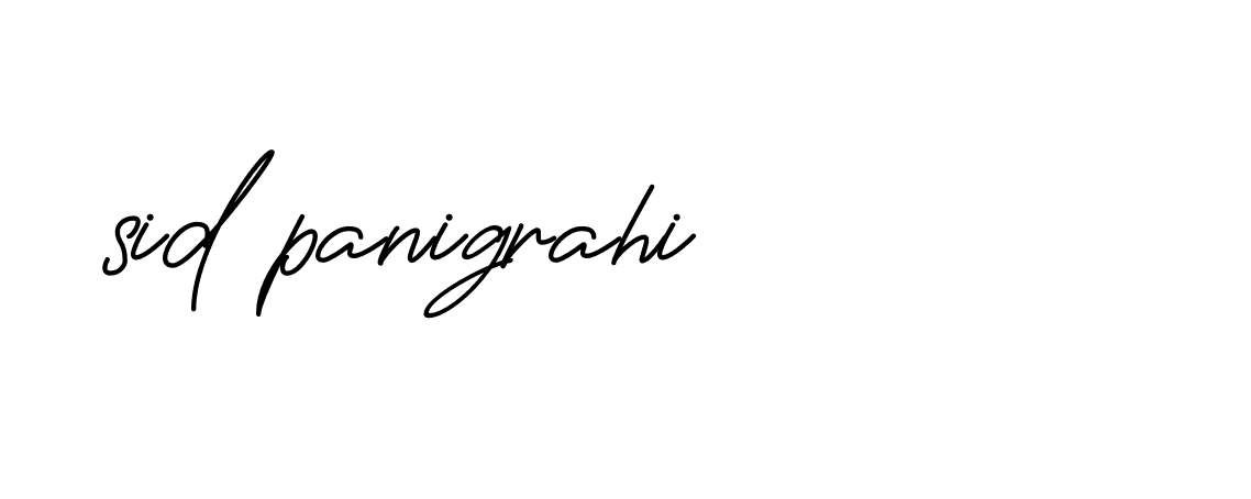 Signature of sid-panigrahi