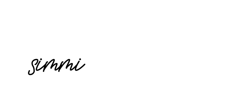 Signature of simmi