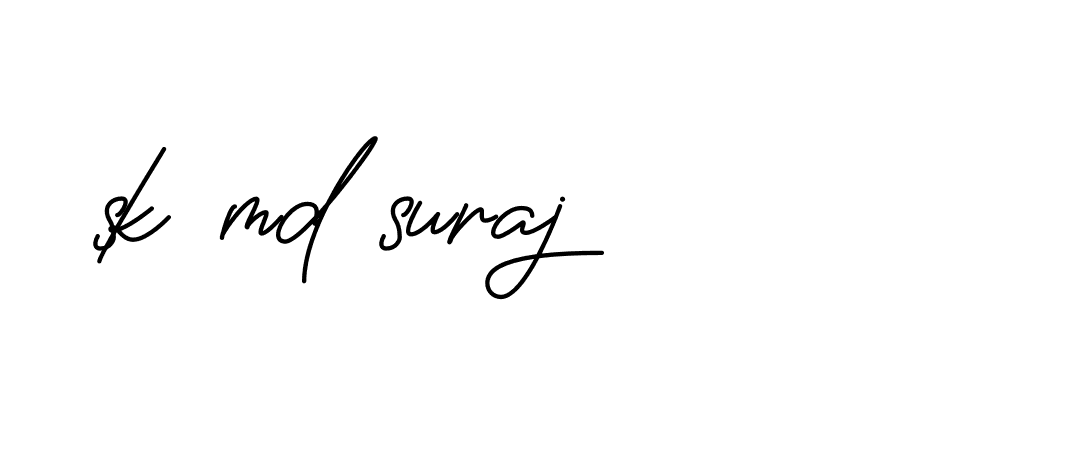 Signature of sk-md-suraj