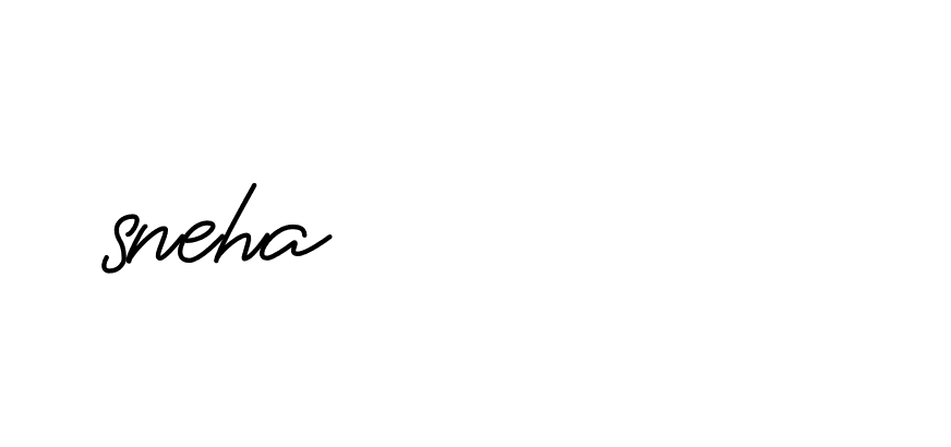 Signature of sneha-