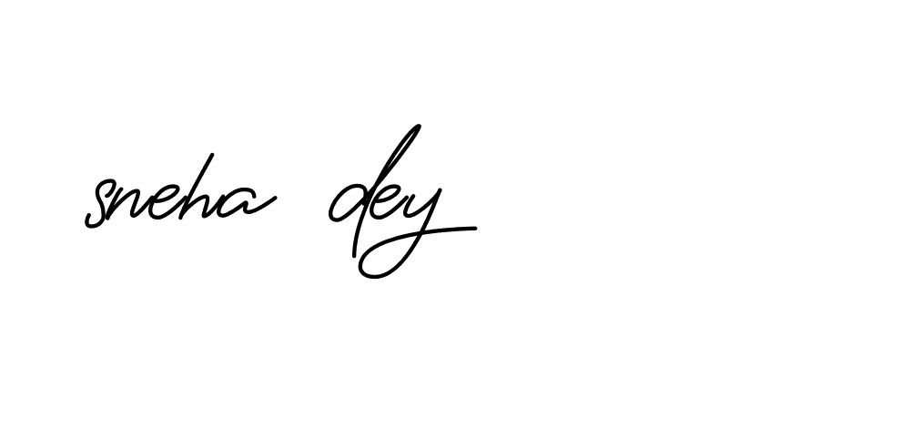 Signature of sneha-dey