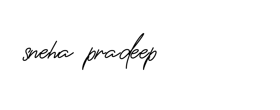 Signature of sneha-pradeep