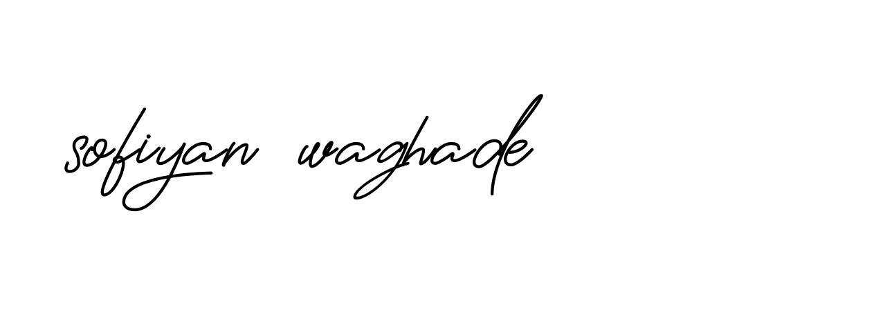 Signature of sofiyan-waghade