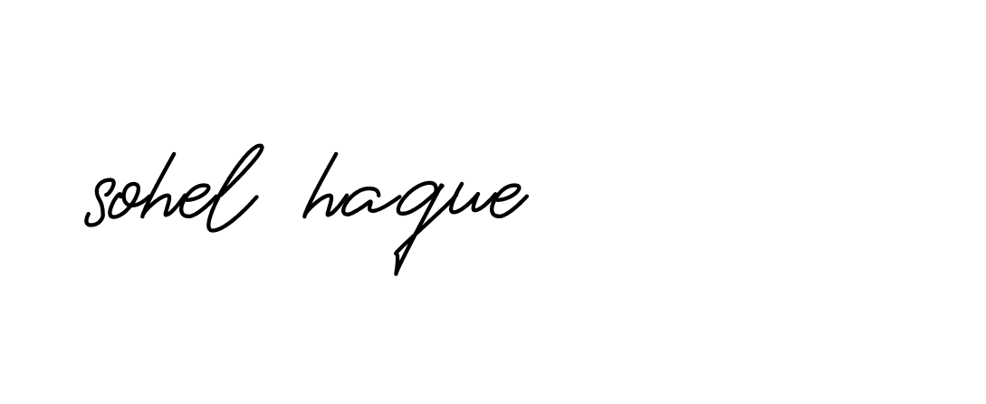 Signature of sohel-haque