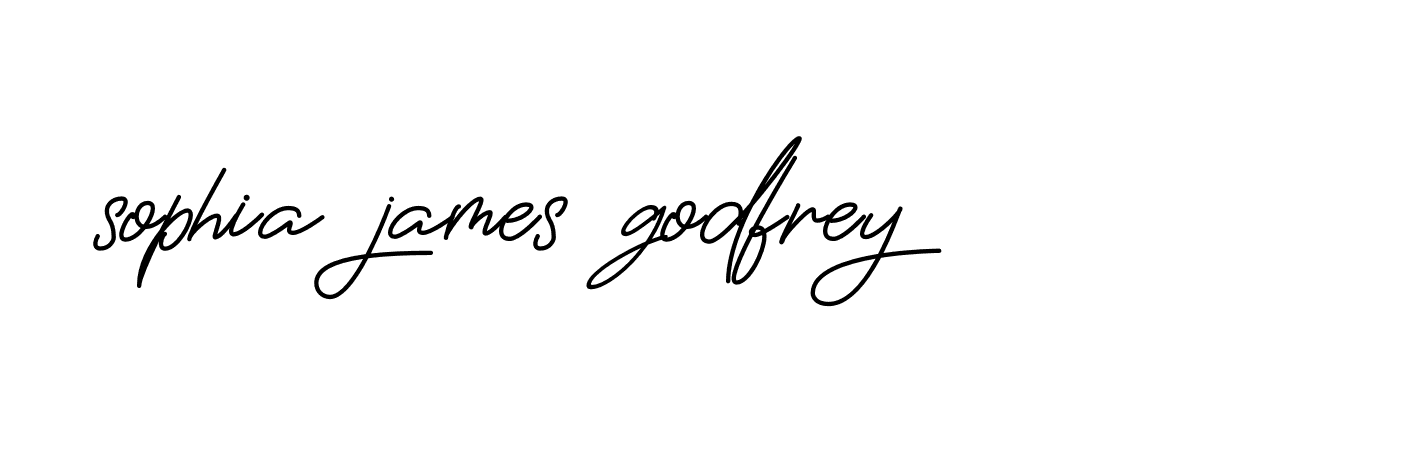 Signature of sophia-james-godfrey