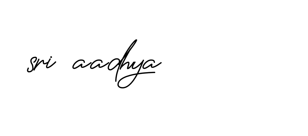 Signature of sri-aadhya