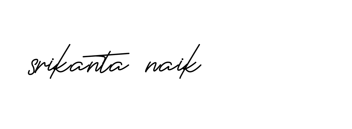 Signature of srikanta-naik