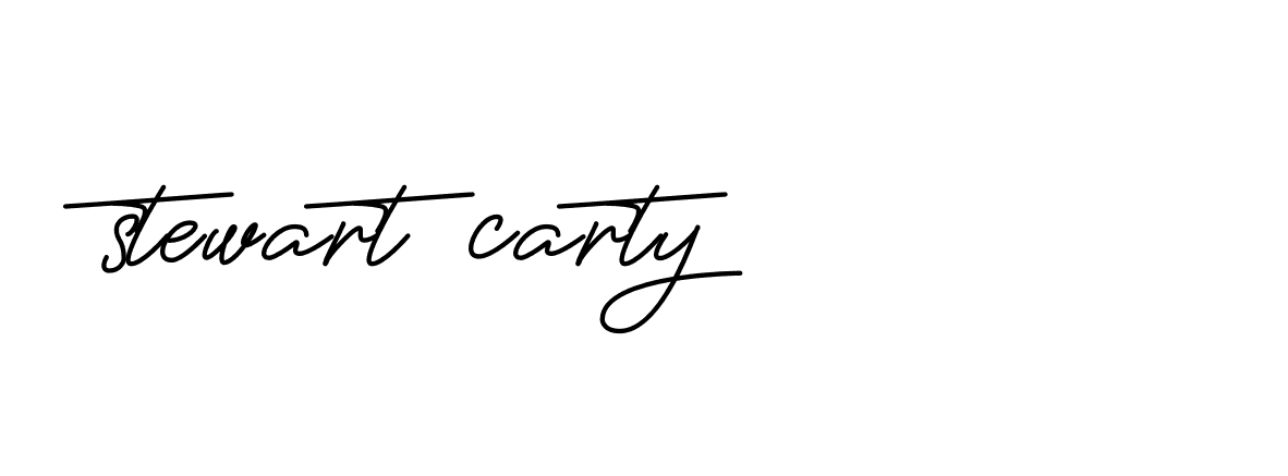 Signature of stewart-carty