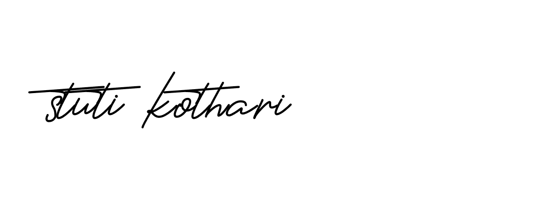 Signature of stuti-kothari